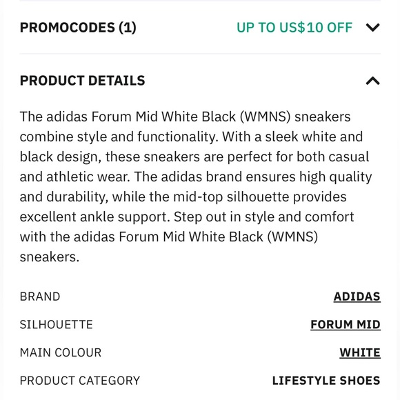 Adidas Forum Mid White & Black - Picture 8 of 8